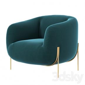 Lounge chair-KTB2608-armchair
